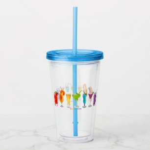 SlipperyJoe's prostituiert Alkohol Cocktails LGBTQ Acryltrinkbecher