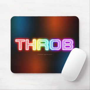 SlipperyJoe's pulsierender regenbogenartiger Farbv Mousepad
