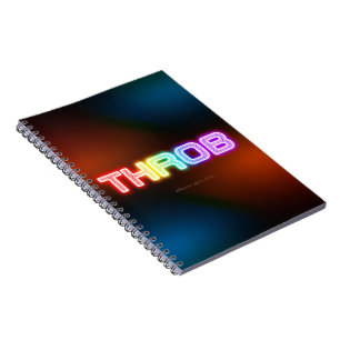 SlipperyJoe's pulsierender regenbogenartiger Gradi Notizblock