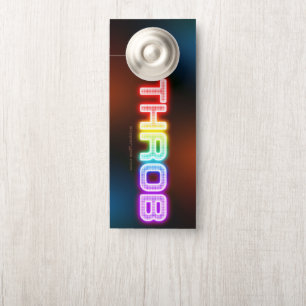 SlipperyJoe's pulsierender regenbogenartiger Gradi Türanhänger