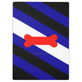 SlipperyJoe's Puppy-Play-Pride-Flag fetishes LGBTQ Klemmbrett (Rückseite)