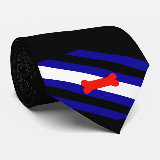 SlipperyJoe's Puppy-Play-Pride-Flag fetishes LGBTQ Krawatte (Gerollt)