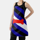 SlipperyJoe's Puppy-Play-Pride-Flag fetishes LGBTQ Schürze (InSitu)