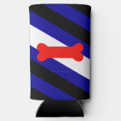 SlipperyJoe's Puppy-Play-Pride-Flag fetishes LGBTQ Selters Dosenkühler (Rückseite)