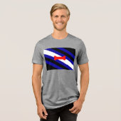 SlipperyJoe's Puppy-Play-Pride-Flag fetishes LGBTQ Tri-Blend Shirt (Vorderseite voll)