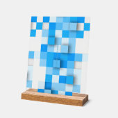 SlipperyJoe's Quadrat Kunstwerk Mosaik modernen dr Acrylschild (Winkel)