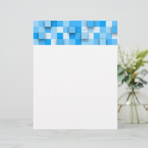 SlipperyJoe's Quadrat Kunstwerk Mosaik modernen dr Briefbogen