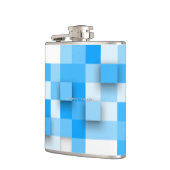 SlipperyJoe's Quadrat Kunstwerk Mosaik modernen dr Flachmann (Links)