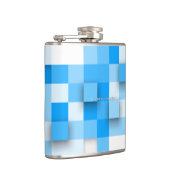 SlipperyJoe's Quadrat Kunstwerk Mosaik modernen dr Flachmann (Rechts)