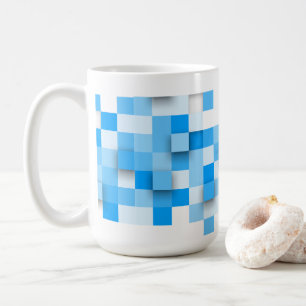SlipperyJoe's Quadrat Kunstwerk Mosaik modernen dr Kaffeetasse
