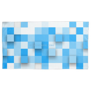 SlipperyJoe's Quadrat Kunstwerk Mosaik modernen dr Kissenbezug