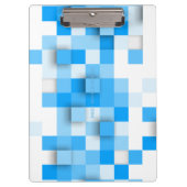 SlipperyJoe's Quadrat Kunstwerk Mosaik modernen dr Klemmbrett (Vorderseite)