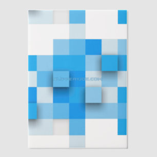 SlipperyJoe's Quadrat Kunstwerk Mosaik modernen dr Pergament Einladungen