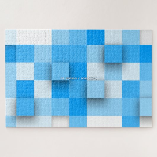 SlipperyJoe's Quadrat Kunstwerk Mosaik modernen dr Puzzle (Horizontal)