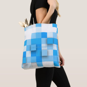 SlipperyJoe's Quadrat Kunstwerk Mosaik modernen dr Tasche