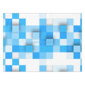 SlipperyJoe's Quadrat Kunstwerk Mosaik modernen dr Tischdecke (Vorderseite (Horizontal))