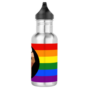 SlipperyJoe's Quee Gay-Gay-Geschenke "People of Co Edelstahlflasche