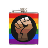 SlipperyJoe's Quee Gay-Gay-Geschenke "People of Co Flachmann (Vorderseite)