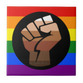 SlipperyJoe's Quee Gay-Gay-Geschenke "People of Co Fliese (Vorderseite)