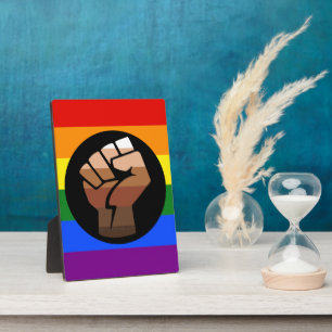 SlipperyJoe's Quee Gay-Gay-Geschenke "People of Co Fotoplatte