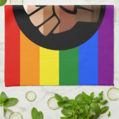 SlipperyJoe's Quee Gay-Gay-Geschenke "People of Co Geschirrtuch (Gefaltet)