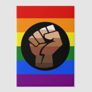 SlipperyJoe's Quee Gay-Gay-Geschenke "People of Co Pergament Einladungen
