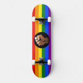 SlipperyJoe's Quee Gay-Gay-Geschenke "People of Co Skateboard (Vorderseite)