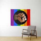 SlipperyJoe's Quee Gay-Gay-Geschenke "People of Co Wandteppich (Beispiel (Horizontal))
