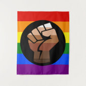SlipperyJoe's Quee Gay-Gay-Geschenke "People of Co Wandteppich (Vorderseite)