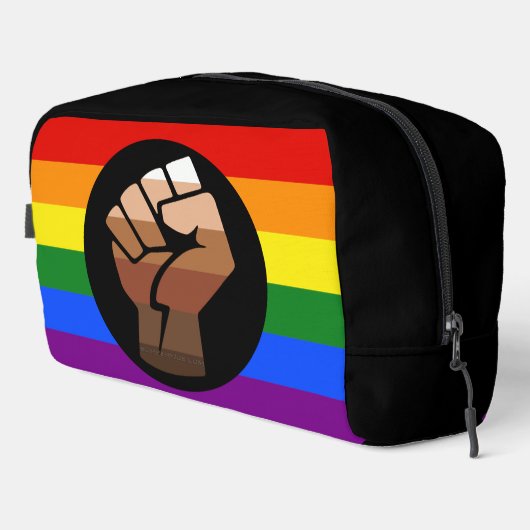 SlipperyJoe's Quee Gay-Gay-Geschenke "People of Co Waschbeutel (Rechte Ecke)