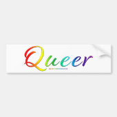 SlipperyJoe's quee Stolzfarben - stolzes Symbol Autoaufkleber (Vorne)