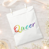 SlipperyJoe's quee Stolzfarben Wort bunt vib Geschenktütchen (Ausgeschnitten)