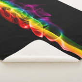 SlipperyJoe's Rainbow smoke vapour ripple rainbow Sherpadecke (3/4)
