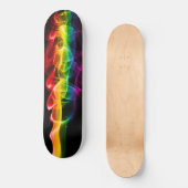 SlipperyJoe's Rainbow smoke vapour ripple rainbow  Skateboard (Vorderseite)