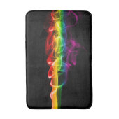 SlipperyJoe's rauchlebendige Regenbogenfarben feie Badematte (Vorderseite Vertikal)