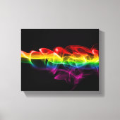 SlipperyJoe's rauchlebendige Regenbogenfarben feie Leinwanddruck (Vorderseite)