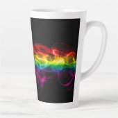 SlipperyJoe's rauchlebendige Regenbogenfarben feie Milchtasse (Rechts)