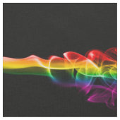 SlipperyJoe's rauchlebendige Regenbogenfarben feie Stoff (Nahaufnahme)