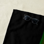 SlipperyJoe's rauchlebendige Regenbogenfarben feie Strandtuch (Beispiel)