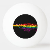 SlipperyJoe's rauchlebendige Regenbogenfarben feie Tischtennisball (Rückseite)