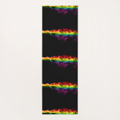 SlipperyJoe's rauchlebendige Regenbogenfarben feie Yogamatte (Rückseite)