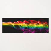 SlipperyJoe's rauchlebendige Regenbogenfarben feie Yogamatte (Vorderseite (Horizontal))