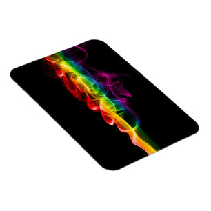 SlipperyJoe's Regenbogen-Rauch-Dampf-Wellen-Regenb Magnet