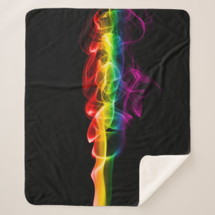 SlipperyJoe's Regenbogen-Rauch-Dampf-Wellen Regenb Sherpadecke