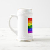 SlipperyJoe's Regenbogenfarben glänzen Flüssigkeit Bierglas (Links)