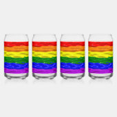 SlipperyJoe's Regenbogenfarben glänzen Flüssigkeit Dosenglas (Vorderseite)