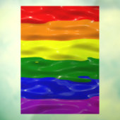 SlipperyJoe's Regenbogenfarben glänzen Flüssigkeit Fensteraufkleber (Blatt 3)