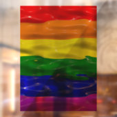 SlipperyJoe's Regenbogenfarben glänzen Flüssigkeit Fensteraufkleber (Blatt 2)