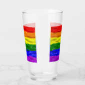 SlipperyJoe's Regenbogenfarben glänzen Flüssigkeit Glas (Links)