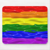 SlipperyJoe's Regenbogenfarben glänzen Flüssigkeit Mousepad (Vorne)